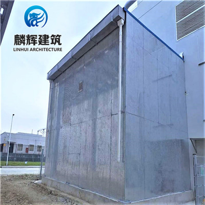 吉林农牧公司选购麟辉纤维水泥复合钢板防爆墙